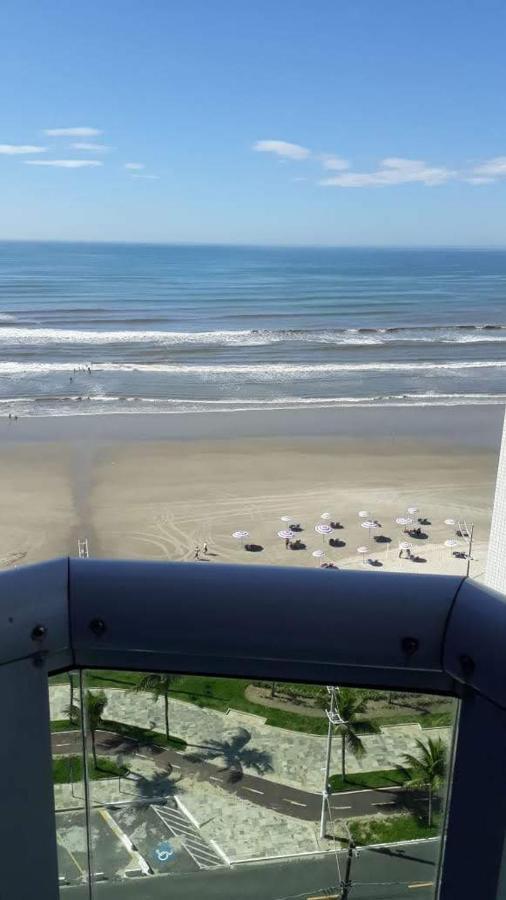 Belo Apartamento Com Vistas Para O Mar - Pe Na Areia - Churrasqueira Na Varanda Praia Grande  Eksteriør billede