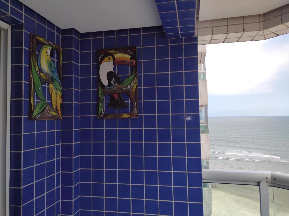Belo Apartamento Com Vistas Para O Mar - Pe Na Areia - Churrasqueira Na Varanda Praia Grande  Eksteriør billede